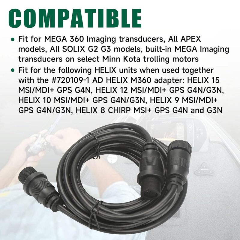 Fish Finders Adapter Cable 14  - đánh giá và giá Fish Finder Cable